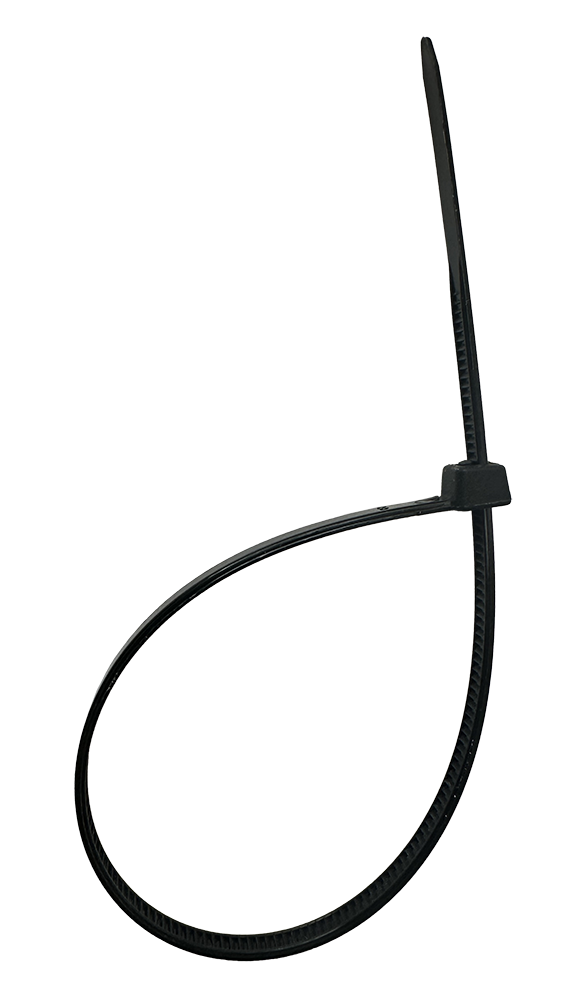 Хомут 200 мм x 4 мм X-Line, черный, 100 шт